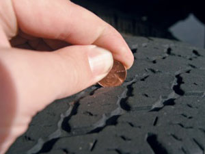 driving on bald tyres